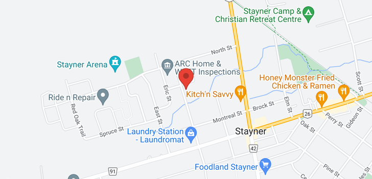 map of 239 Stayner Street